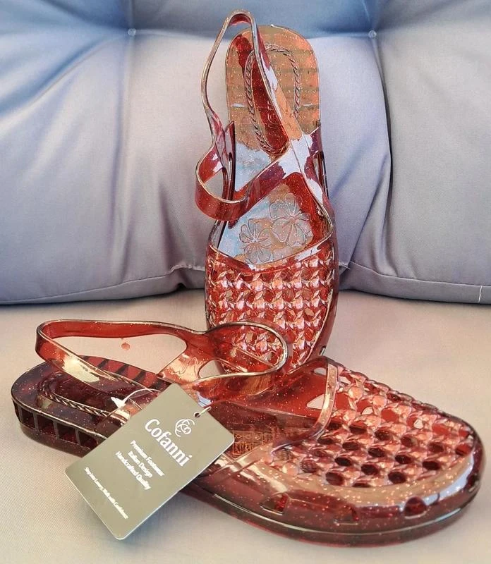 Pour la plage Vos indispensables fifi méduses Rouge pailletées - pointure 39